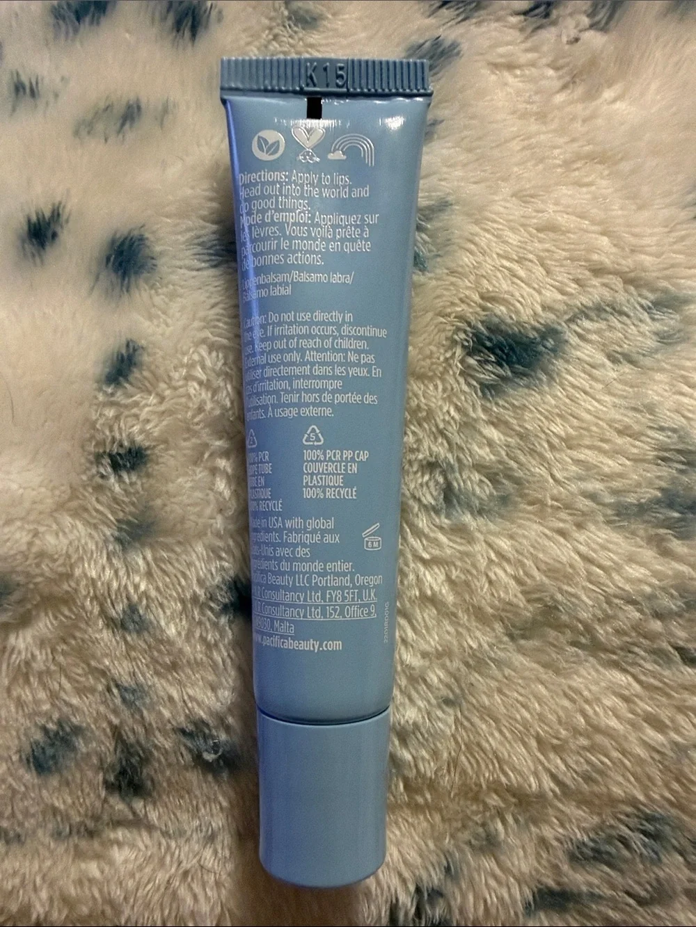 Pacifica Wake Up Beautiful Lip Balm — Lavender Lemonade